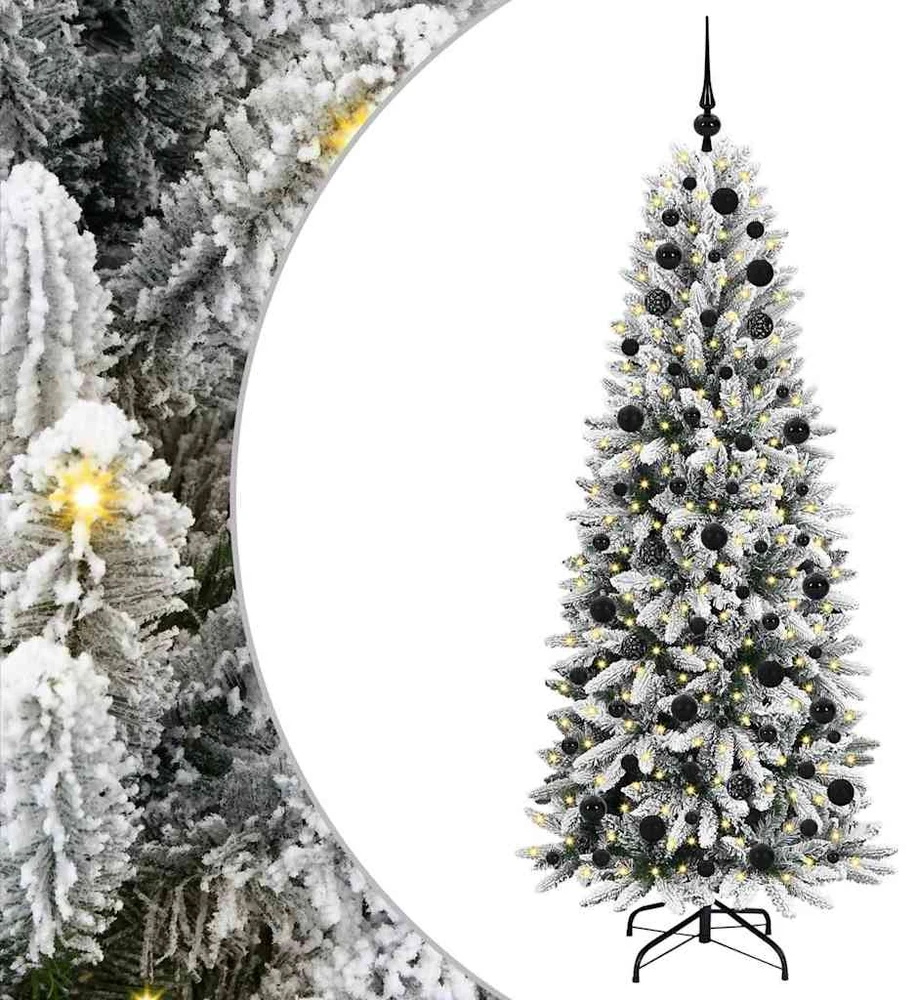 Dirbtinė kalėdinė eglutė su rutuliuku 180 cm 300 LED