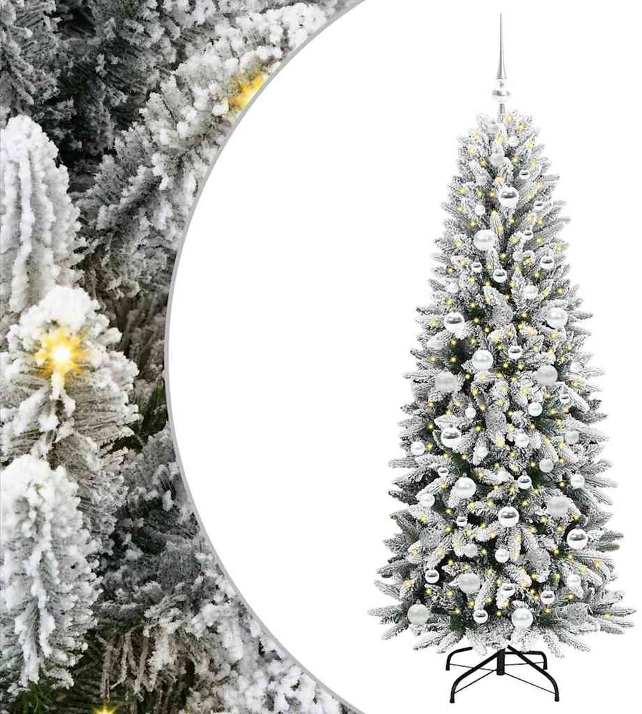 Dirbtinė kalėdinė eglutė su rutuliuku 180 cm 300 LED