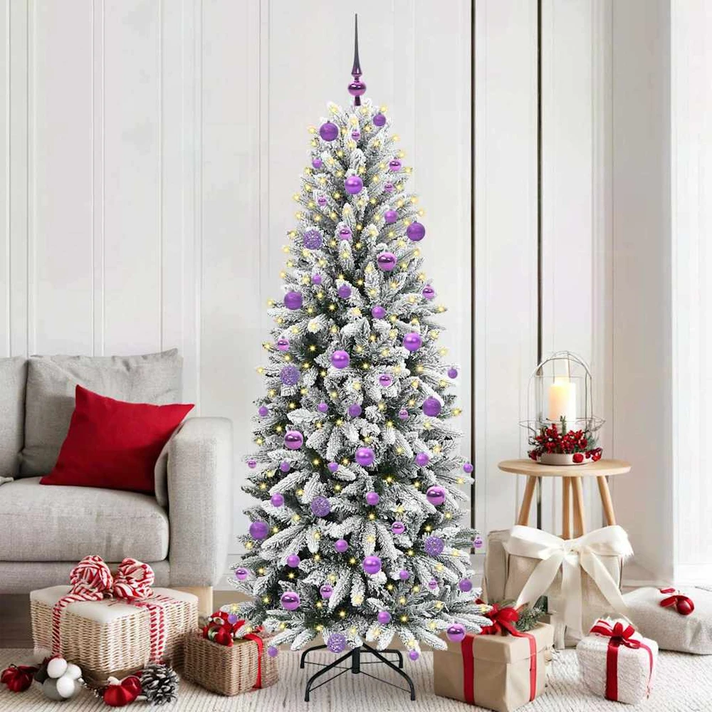 Dirbtinė kalėdinė eglutė su rutuliuku 180 cm 300 LED
