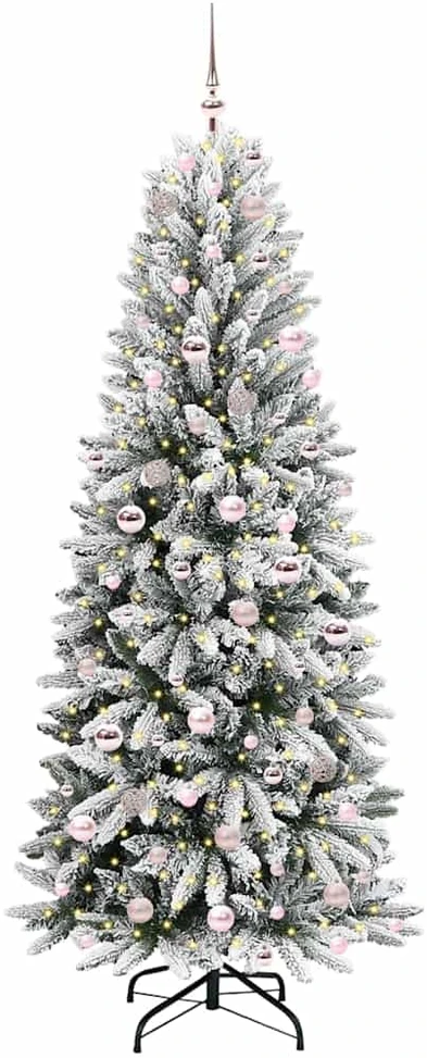 Dirbtinė kalėdinė eglutė su rutuliuku 210 cm 300 LED