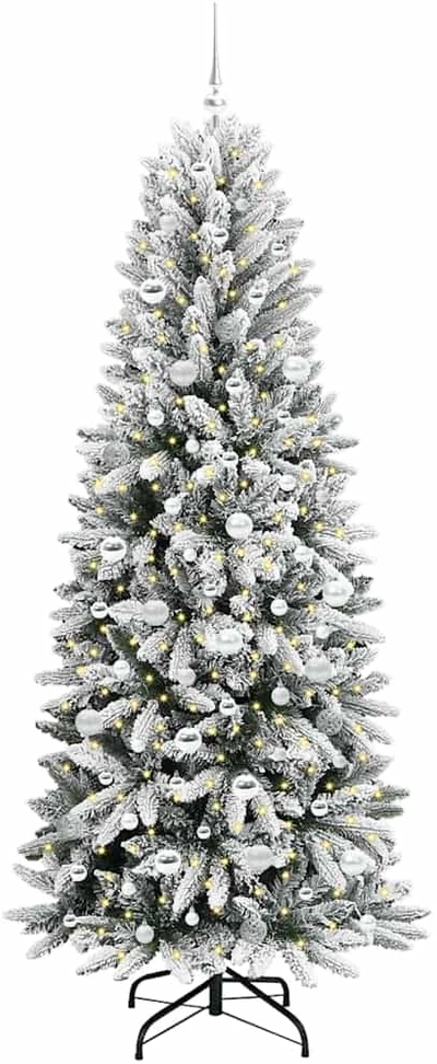 Dirbtinė Kalėdų eglutė Balta 210 cm