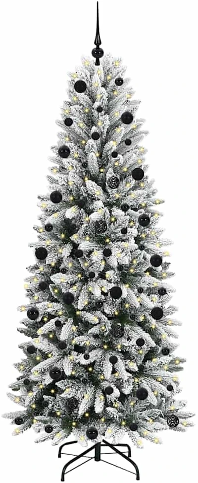 Dirbtinė Kalėdų eglutė Balta 210 cm