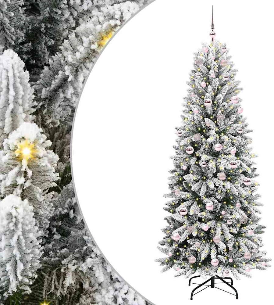 Dirbtinė kalėdinė eglutė su rutuliuku 210 cm 300 LED