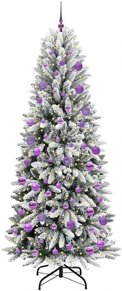 Dirbtinė kalėdinė eglutė su rutuliuku 210 cm 300 LED