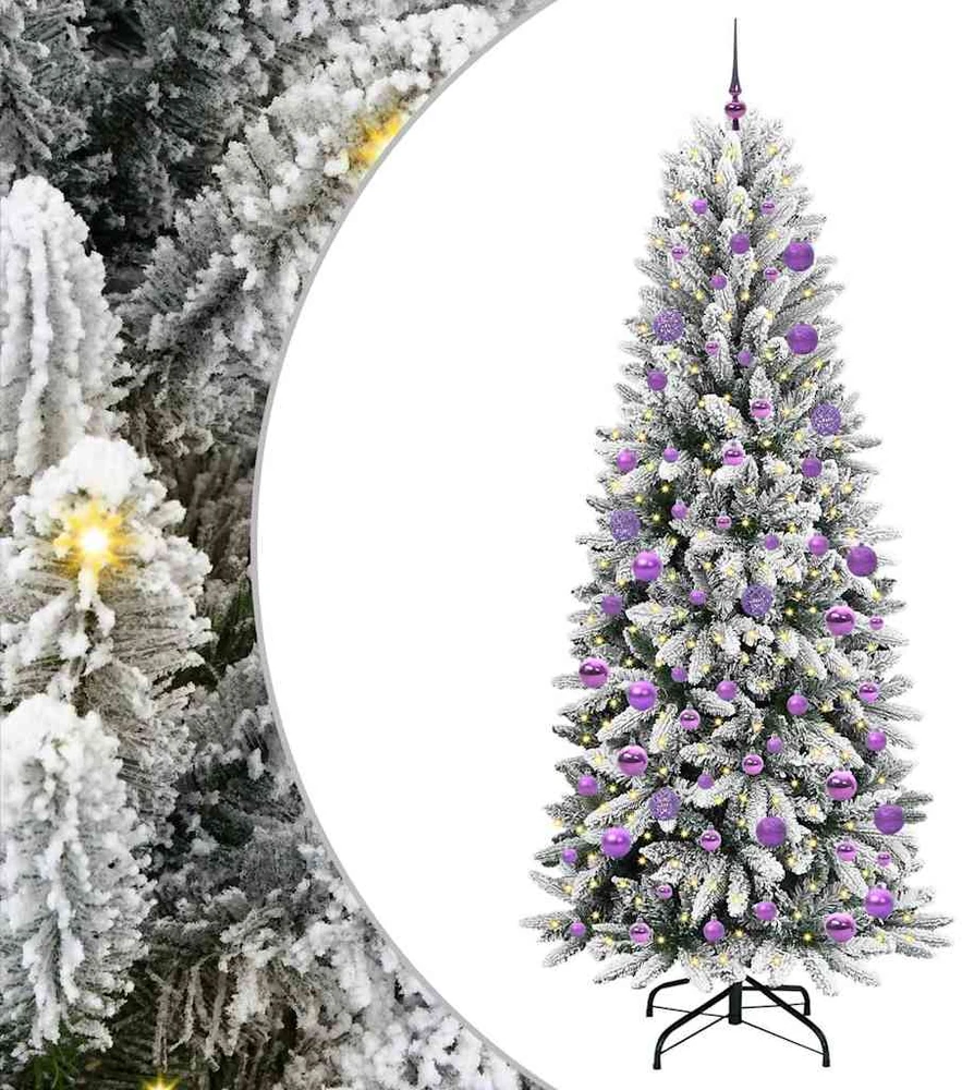 Dirbtinė kalėdinė eglutė su rutuliuku 210 cm 300 LED