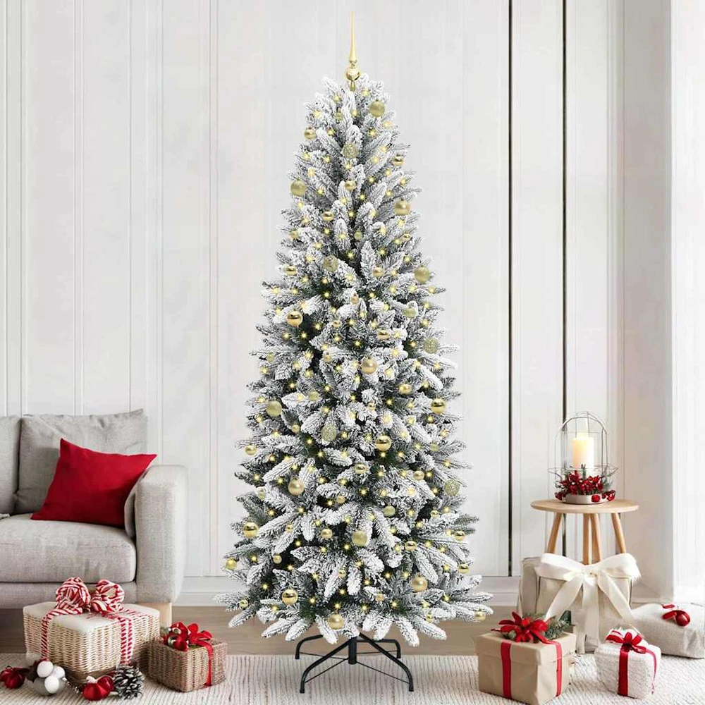 Dirbtinė kalėdinė eglutė su rutuliuku 240 cm 300 LED