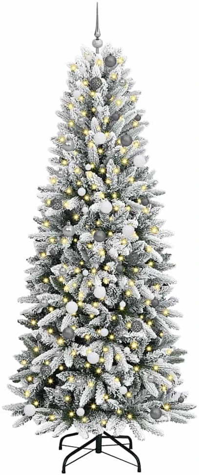 Dirbtinė Kalėdų eglutė Balta 240 cm