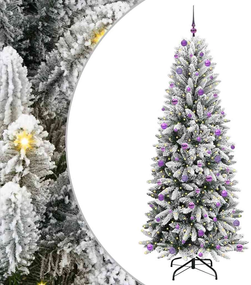 Dirbtinė kalėdinė eglutė su rutuliuku 240 cm 300 LED