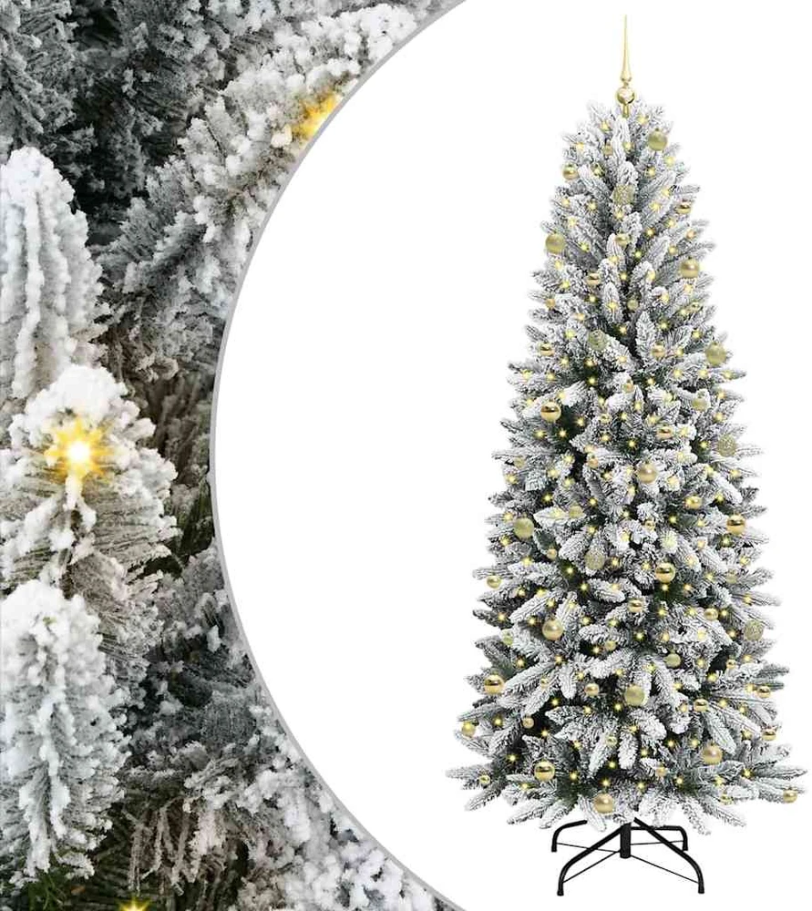 Dirbtinė kalėdinė eglutė su rutuliuku 240 cm 300 LED