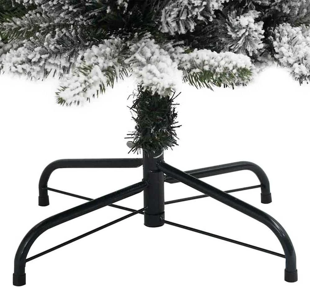 Dirbtinė Kalėdų eglutė Balta 240 cm PVC ir Metalas ir Plastikas