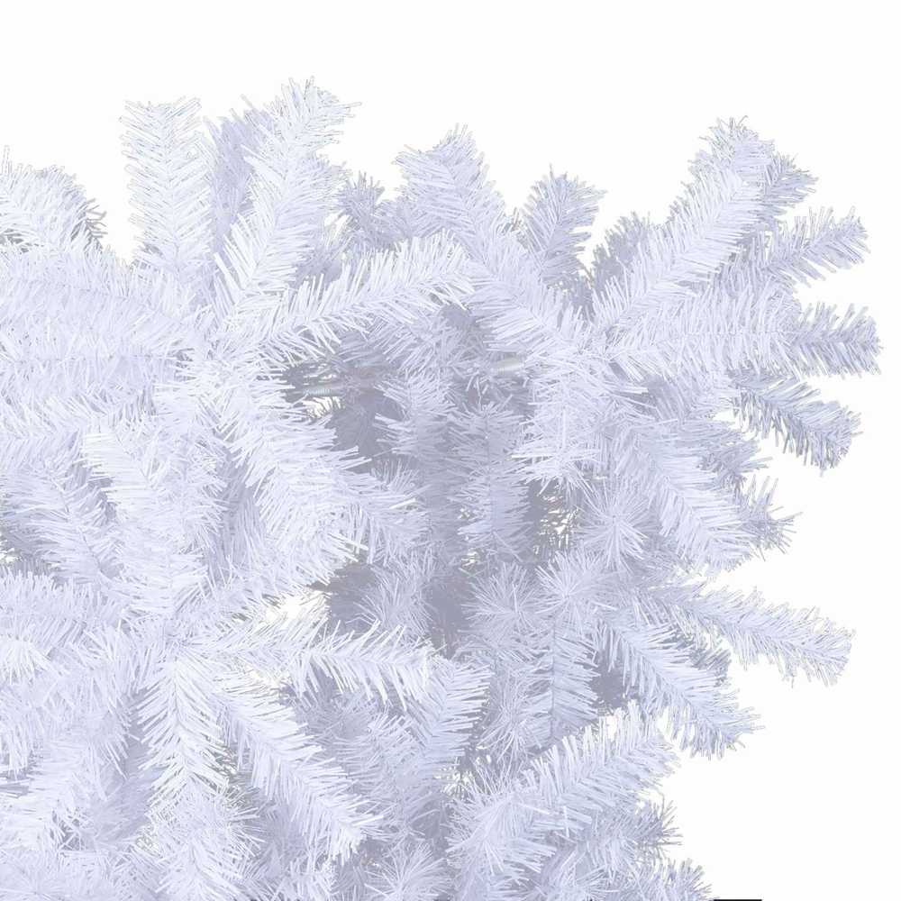 Dirbtinė Kalėdų eglutė su 150 LED Balta 120 cm PVC ir Plienas