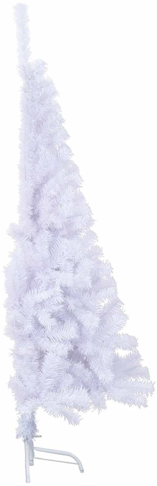 Dirbtinė Kalėdų eglutė su 150 LED Balta 120 cm PVC ir Plienas