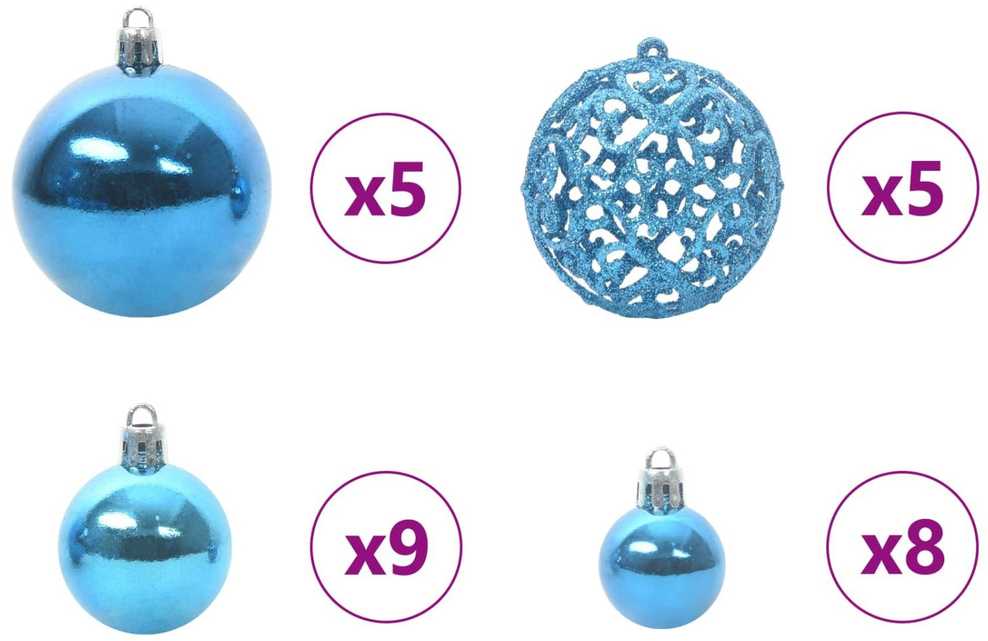 Dirbtinė Kalėdų eglutė su 150 LED Balta 120 cm PVC ir Plienas