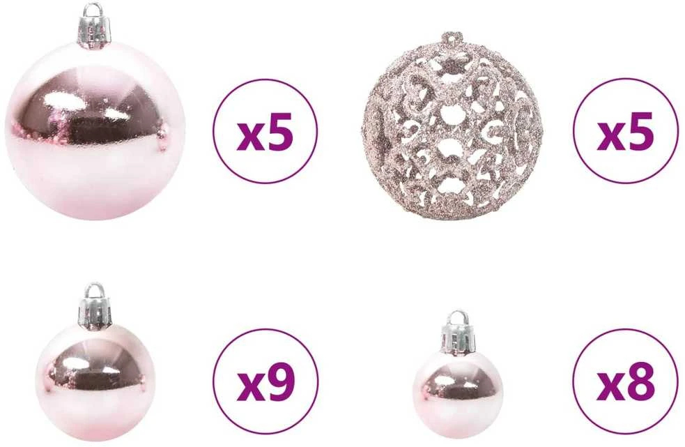 Dirbtinė Kalėdų eglutė su 150 LED Balta 150 cm PVC ir plienas