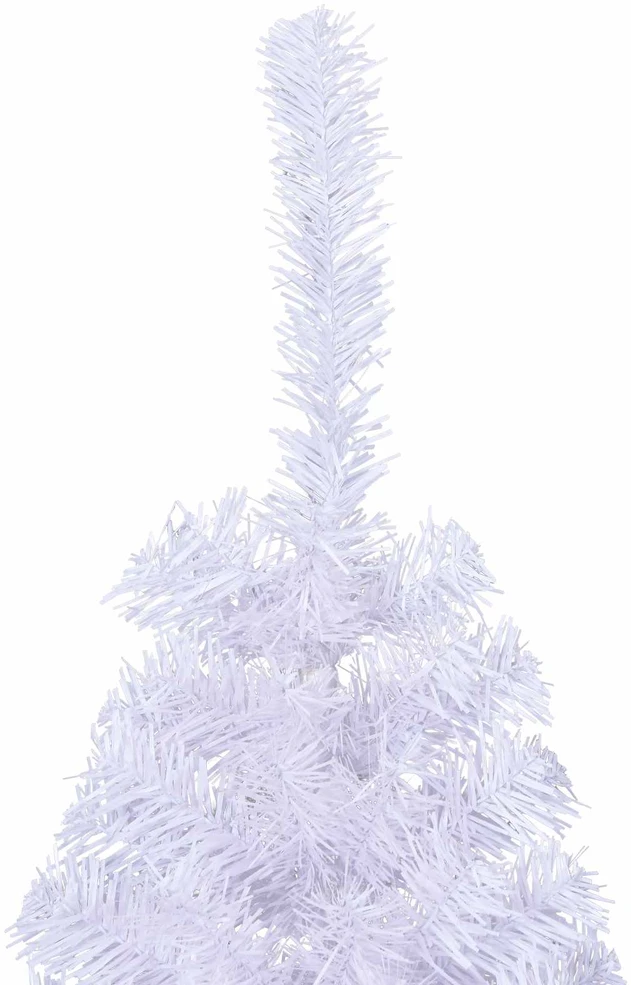 Dirbtinė Kalėdų eglutė su 150 LED Balta 120 cm PVC ir Plienas