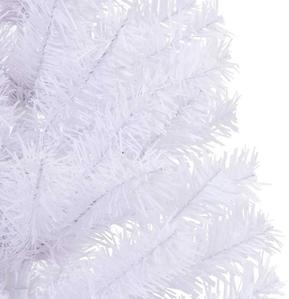 Dirbtinė Kalėdų eglutė su 150 LED Balta 120 cm PVC ir plienas