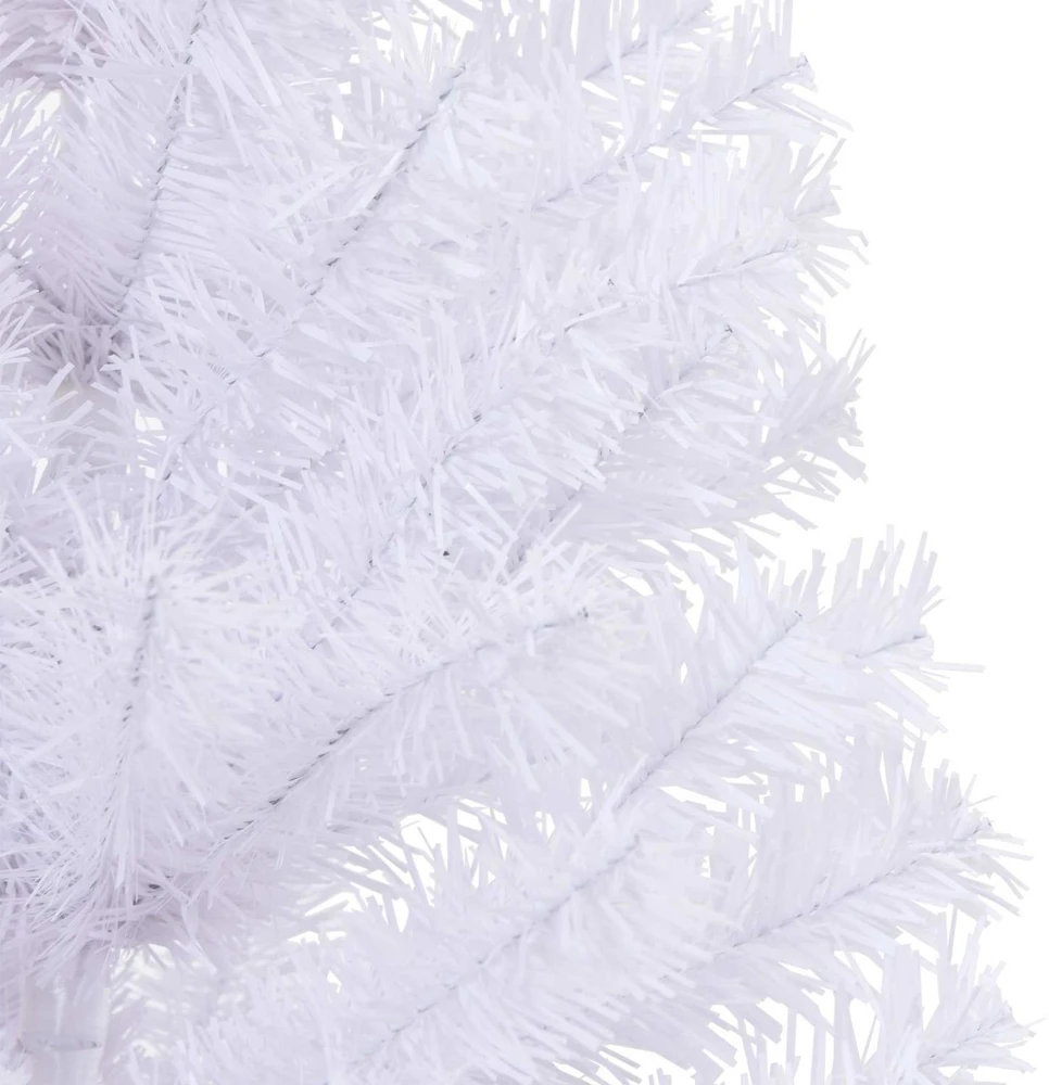 Dirbtinė Kalėdų eglutė su 150 LED Balta 120 cm PVC ir plienas