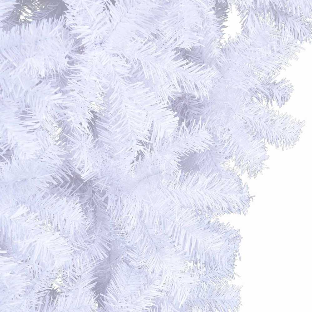 Dirbtinė Kalėdų eglutė su 150 LED Balta 120 cm PVC ir Plienas