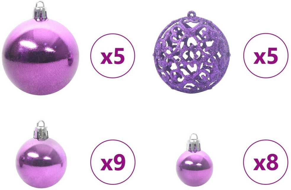 Dirbtinė Kalėdų eglutė su 150 LED Balta 120 cm PVC ir Plienas