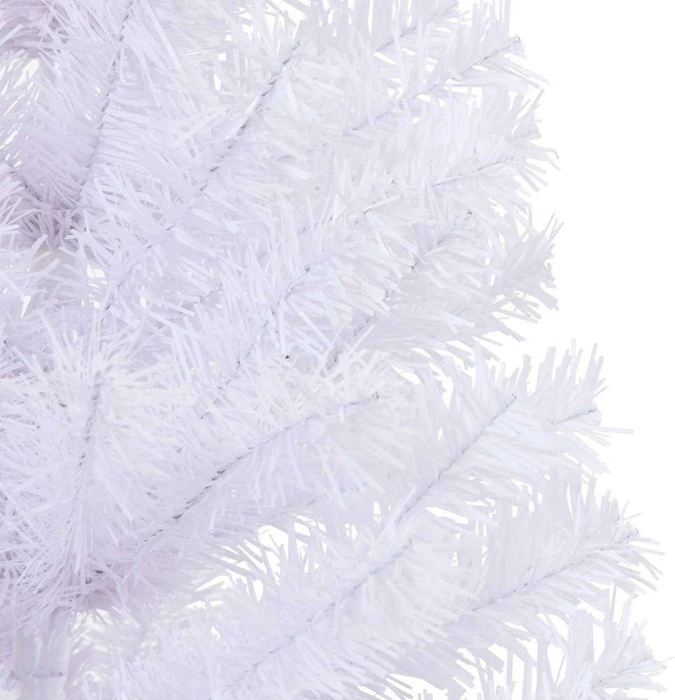 Dirbtinė Kalėdų eglutė su 150 LED Balta 120 cm PVC ir plienas