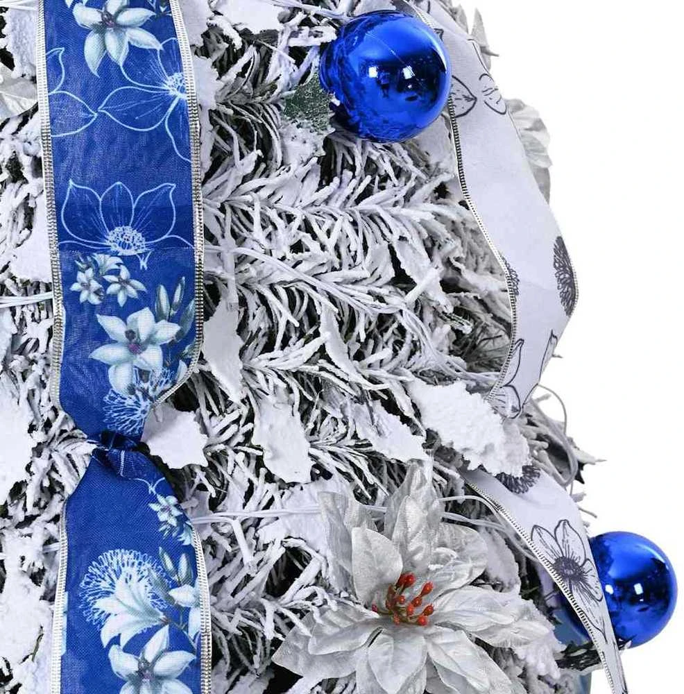 Dirbtinė Kalėdų eglutė Balta 180 cm PVC