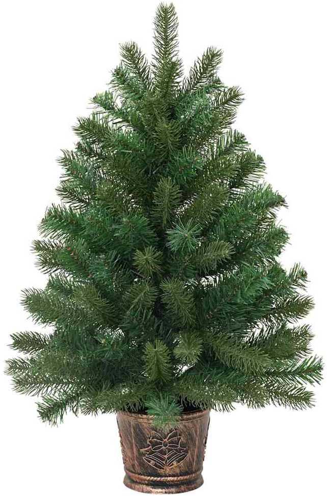 Dirbtinė Kalėdų eglutė su 150 LED s stovu Žalia 75 cm PE ir PVC