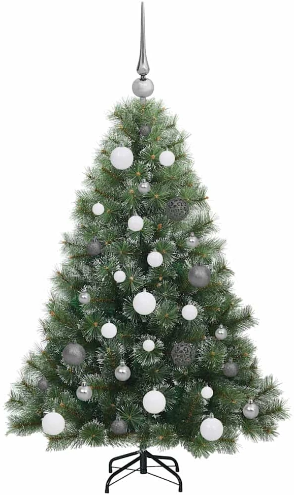 Dirbtinė Kalėdų eglutė su 150 LED Žalia 120 cm PE ir PVC