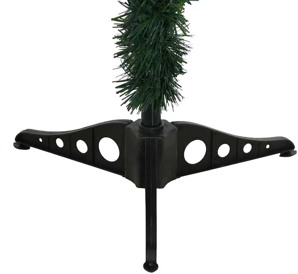 Dirbtinė Kalėdų eglutė su 150 LED Žalia 150 cm PVC ir plienas