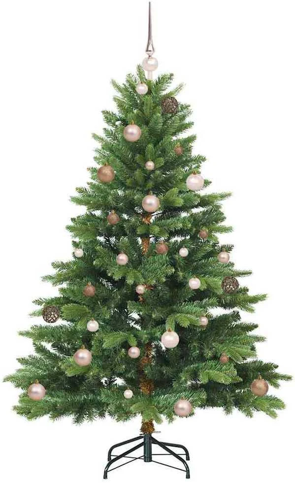 Dirbtinė Kalėdų eglutė su 150 LED Žalia 150 cm PE ir PVC
