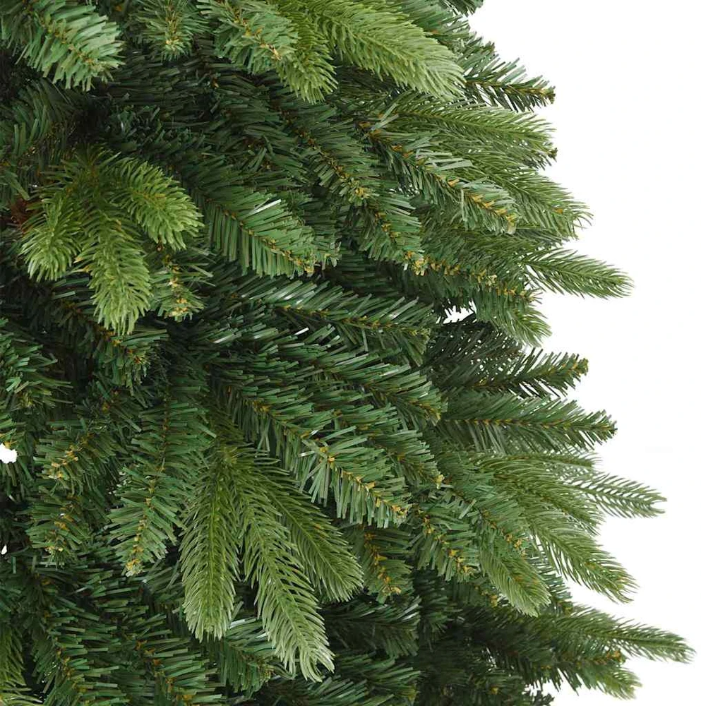 Dirbtinė Kalėdų eglutė su 150 LED Žalia 120 cm PE ir PVC