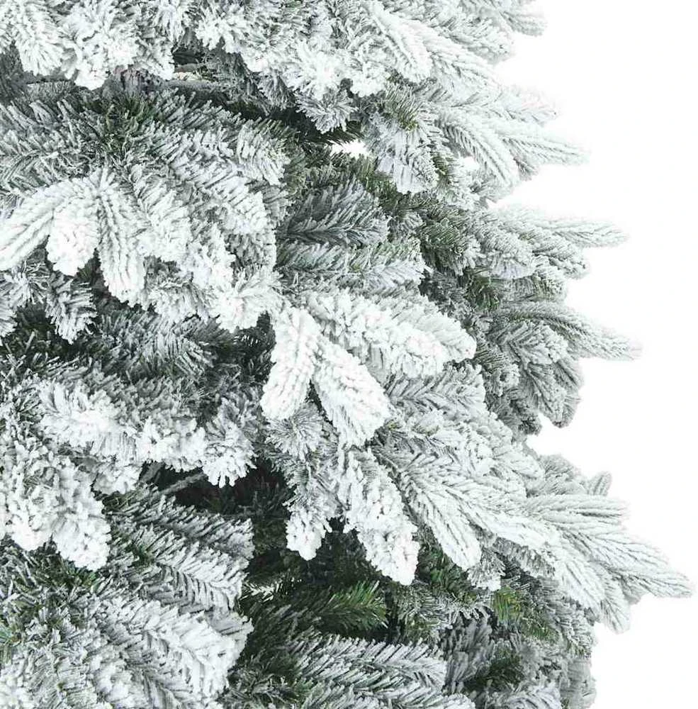Dirbtinė Kalėdų eglutė su 150 LED Balta 120 cm PE ir PVC