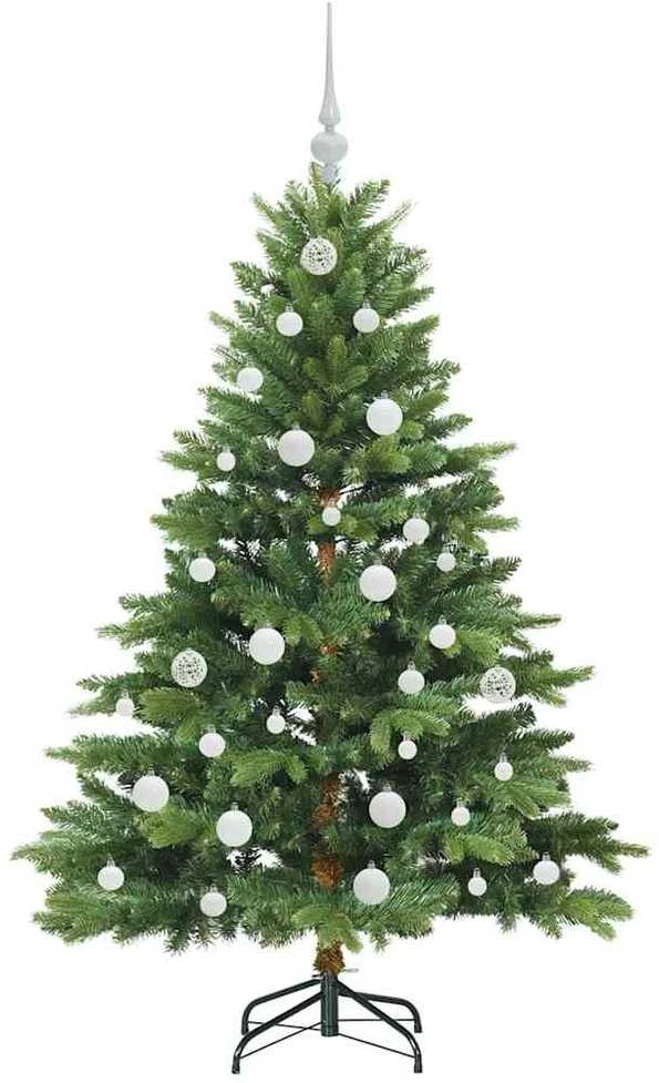 Dirbtinė Kalėdų eglutė su 150 LED Žalia 150 cm PE ir PVC