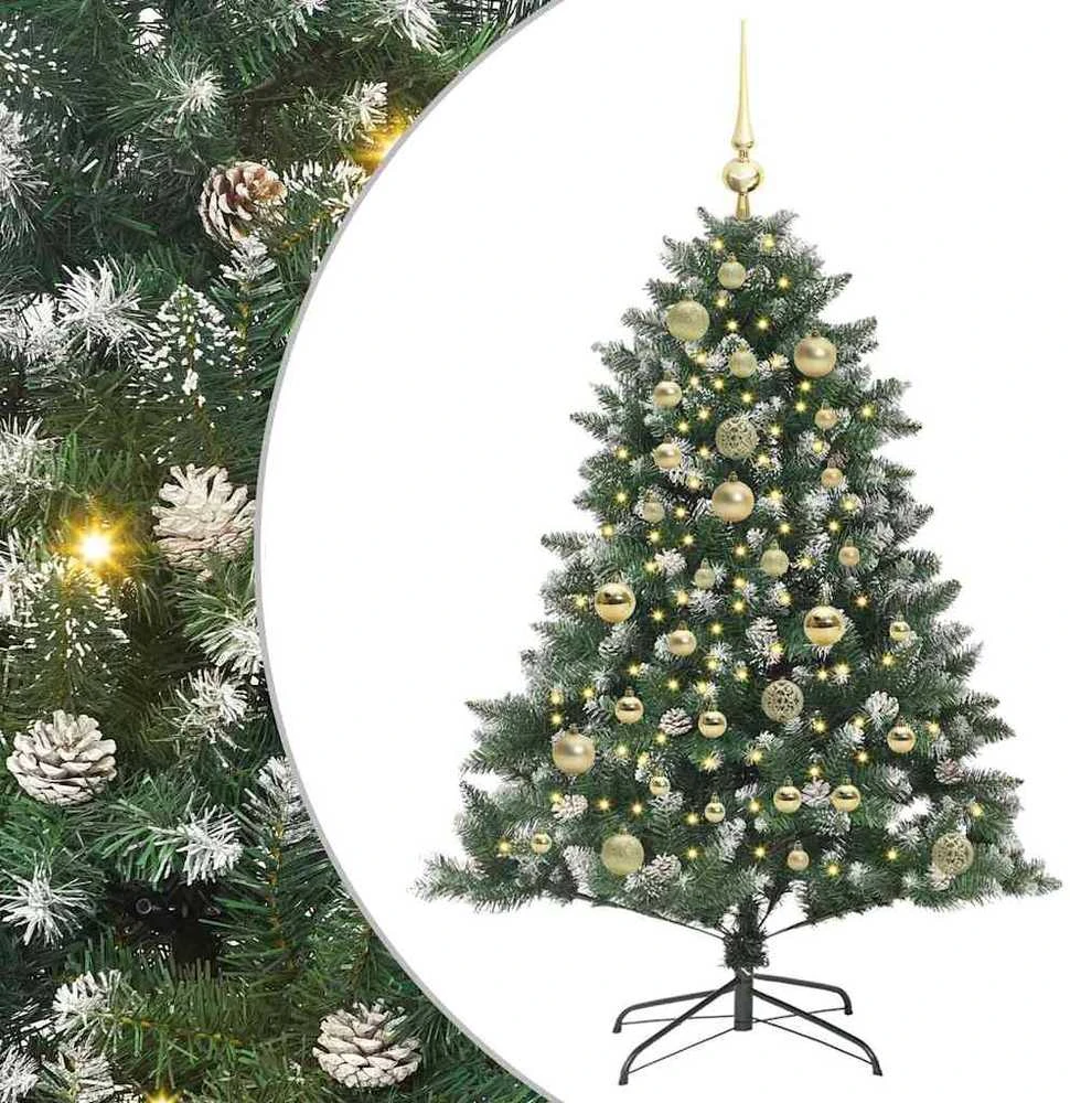 Dirbtinė Kalėdų eglutė Žalia 120 cm PVC, plastikas ir plienas