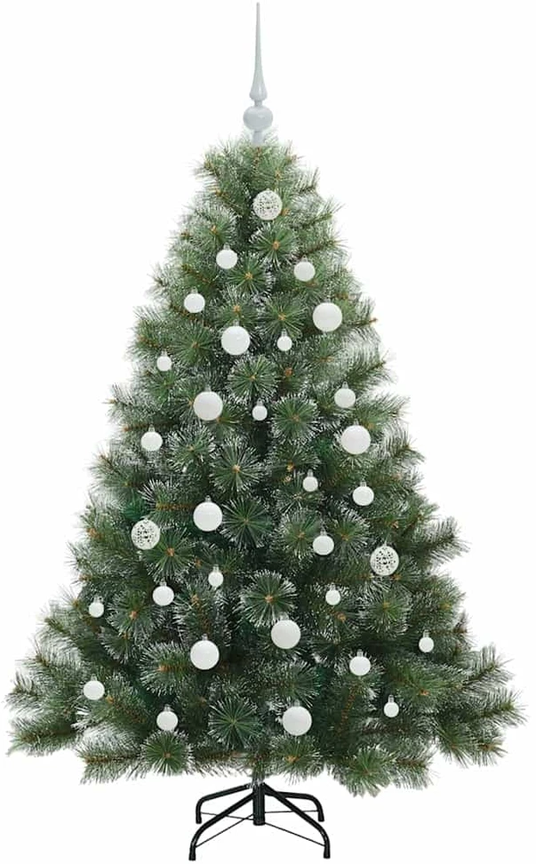 Dirbtinė Kalėdų eglutė su 150 LED Žalia 150 cm PE ir PVC