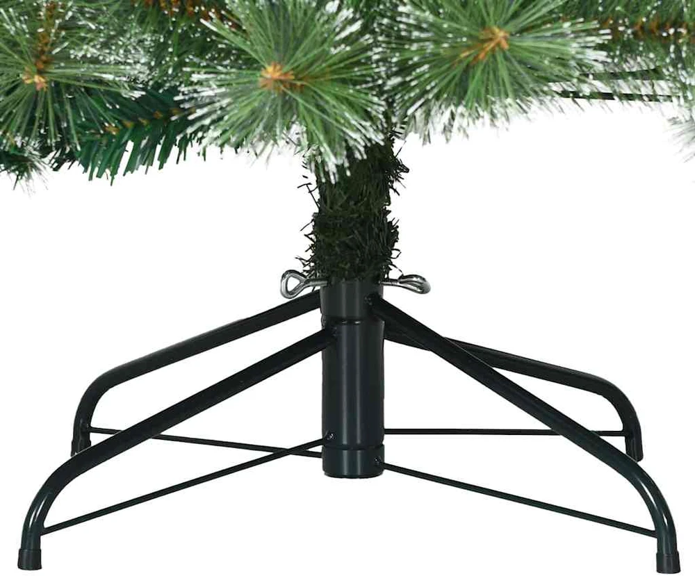 Dirbtinė Kalėdų eglutė su 150 LED Žalia 150 cm PE ir PVC