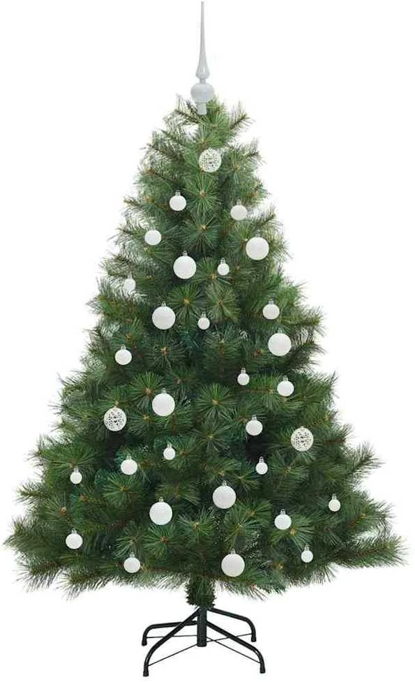 Dirbtinė Kalėdų eglutė su 150 LED Žalia 150 cm PE ir PVC
