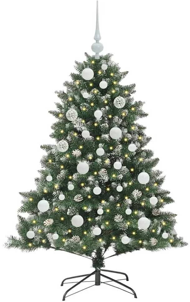 Dirbtinė Kalėdų eglutė Žalia 120 cm PVC, plastikas ir plienas