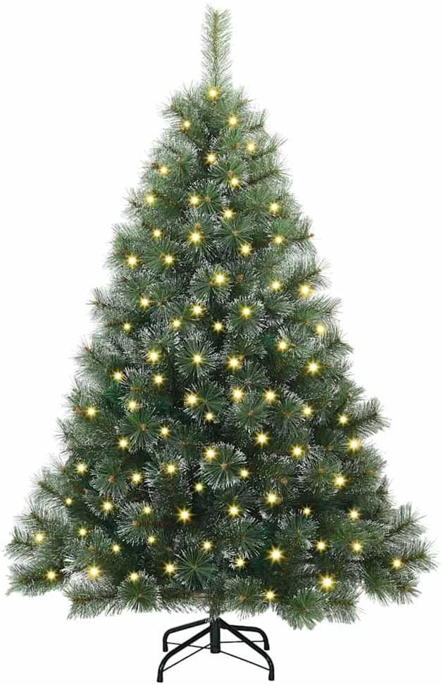 Dirbtinė Kalėdų eglutė su 150 LED Žalia 150 cm PE ir PVC