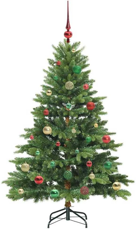 Dirbtinė Kalėdų eglutė su 150 LED Žalia 150 cm PE ir PVC