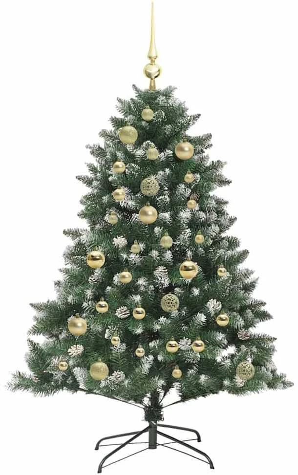 Dirbtinė Kalėdų eglutė Žalia 120 cm PVC, plastikas ir plienas