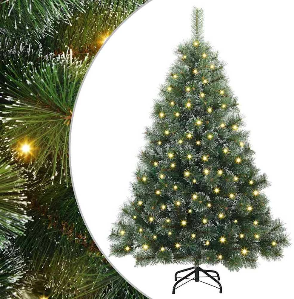 Dirbtinė Kalėdų eglutė su 150 LED Žalia 150 cm PE ir PVC