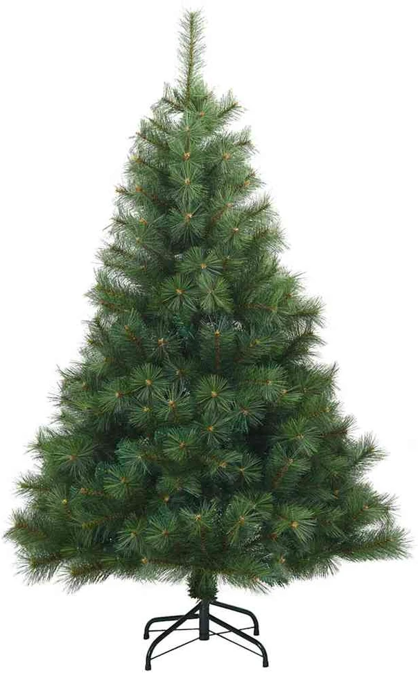 Dirbtinė Kalėdų eglutė su 150 LED Žalia 120 cm PE ir PVC