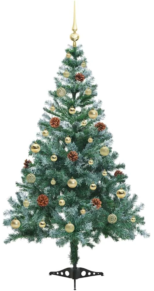 Dirbtinė Kalėdų eglutė Žalia 150 cm PVC ir plienas