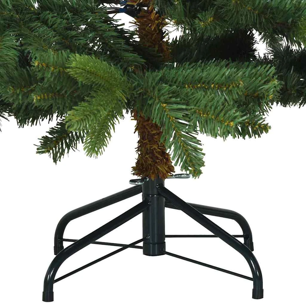 Dirbtinė Kalėdų eglutė su 150 LED Žalia 150 cm PE ir PVC