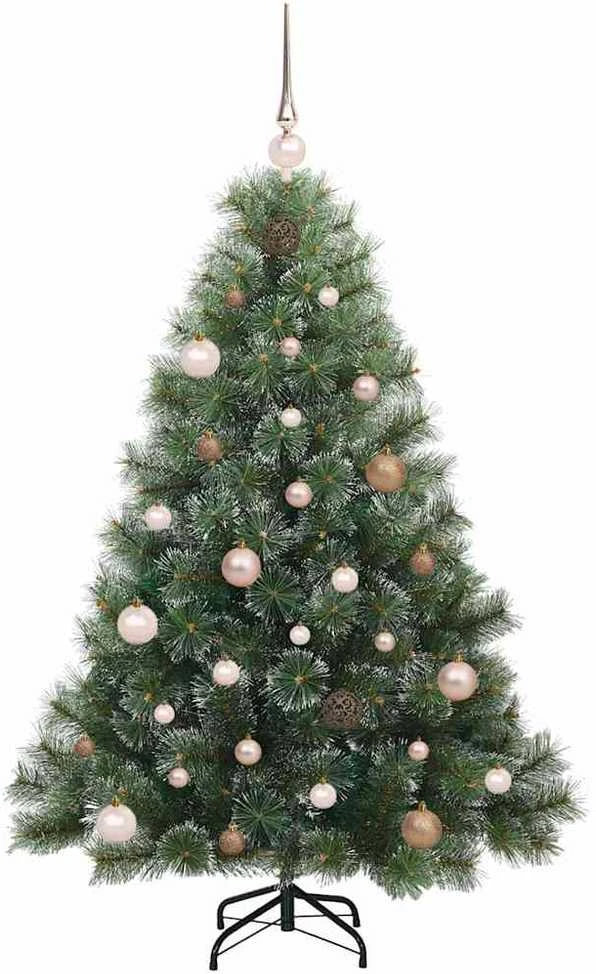 Dirbtinė Kalėdų eglutė su 150 LED Žalia 150 cm PE ir PVC