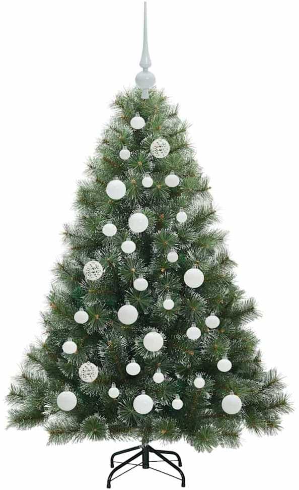 Dirbtinė Kalėdų eglutė su 150 LED Žalia 120 cm PE ir PVC