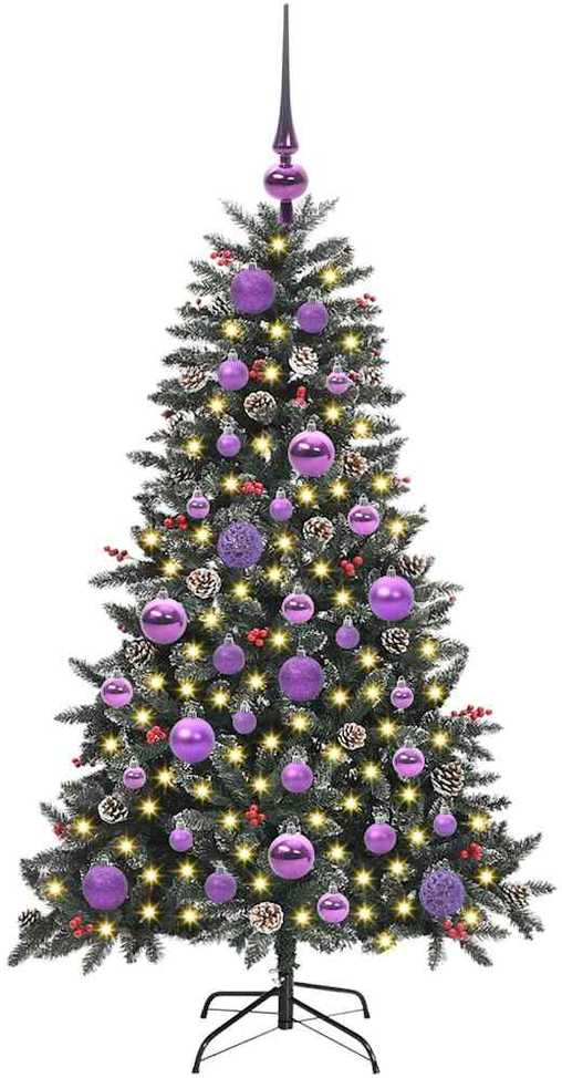 Dirbtinė Kalėdų eglutė Žalia 120 cm PVC, plastikas ir plienas