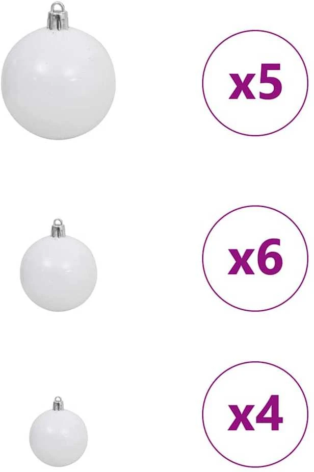 Dirbtinė Kalėdų eglutė su 150 LED Žalia 120 cm PE ir PVC