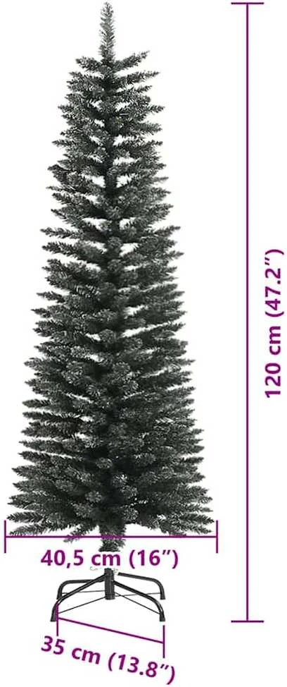 Dirbtinė Kalėdų eglutė Žalia 120 cm PVC, plastikas ir plienas