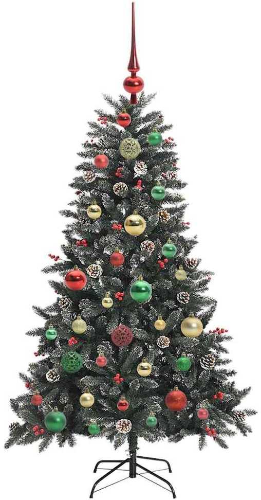 Dirbtinė Kalėdų eglutė Žalia 120 cm PVC, plastikas ir plienas